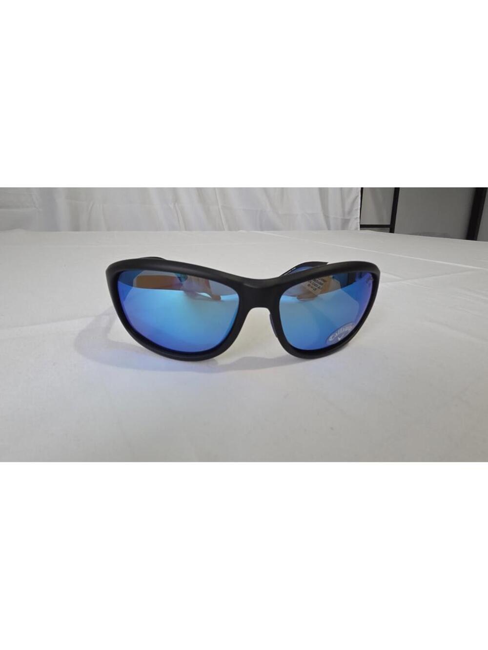 Callaway CA 804 Black/Blue Sunglasses 60-14-135 Full Rim Wrap